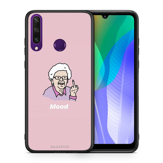 Θήκη Huawei Y6p Mood PopArt από τη Smartfits με σχέδιο στο πίσω μέρος και μαύρο περίβλημα | Huawei Y6p Mood PopArt case with colorful back and black bezels