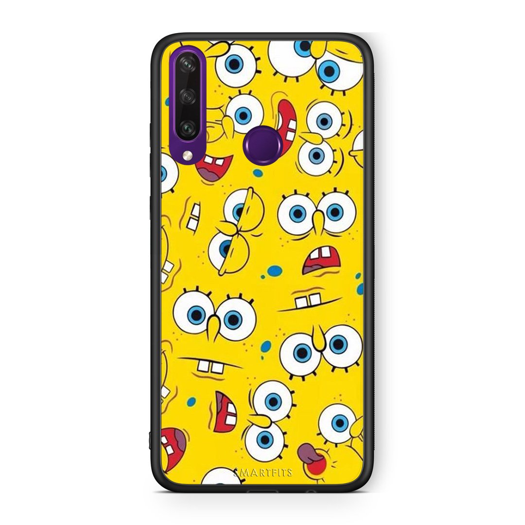 4 - Huawei Y6p Sponge PopArt case, cover, bumper