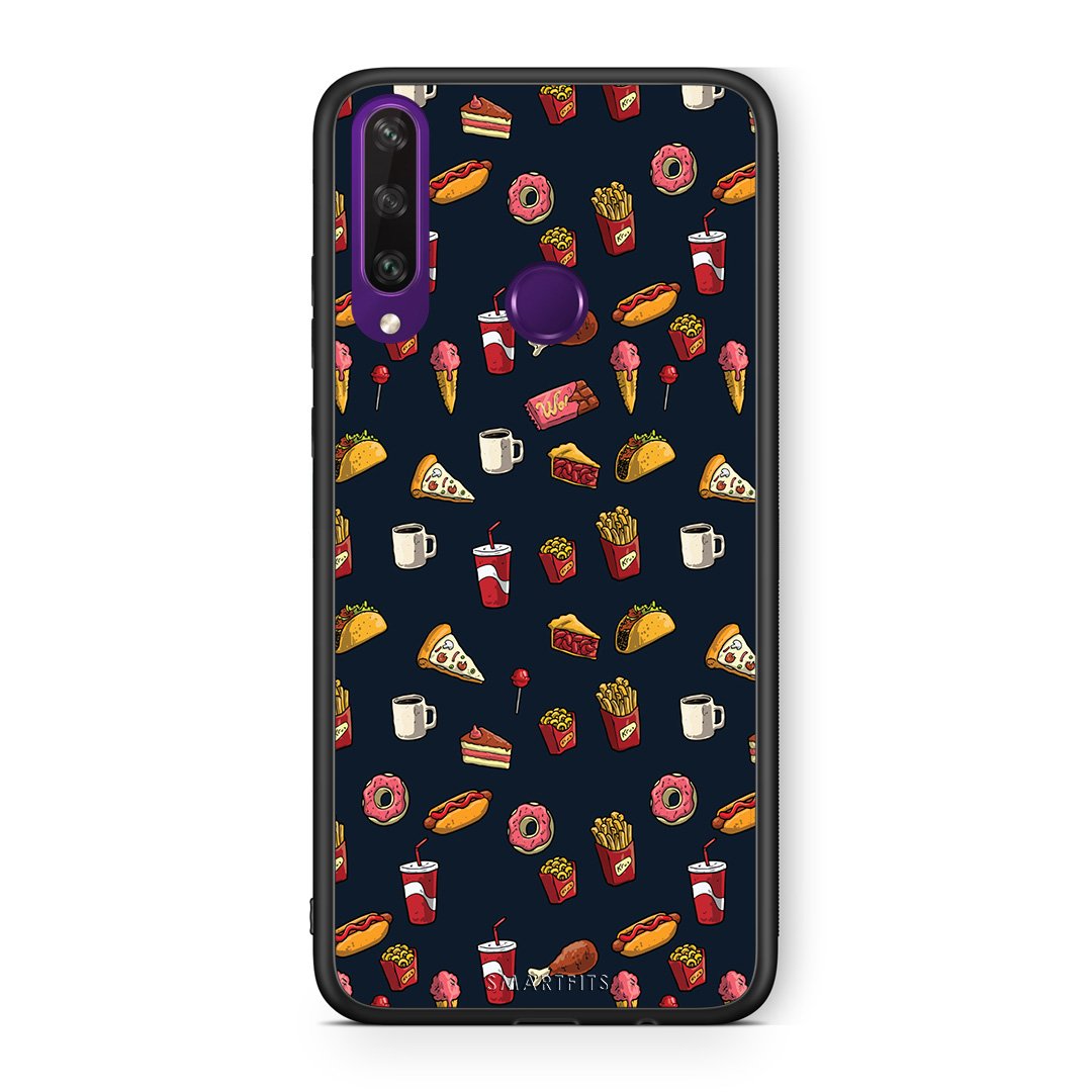 118 - Huawei Y6p  Hungry Random case, cover, bumper