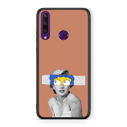 Huawei Y6p Sim Merilyn θήκη από τη Smartfits με σχέδιο στο πίσω μέρος και μαύρο περίβλημα | Smartphone case with colorful back and black bezels by Smartfits