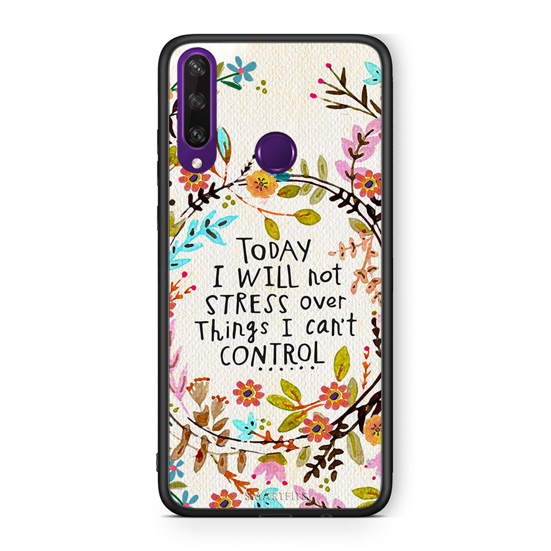 Huawei Y6p Stress Over θήκη από τη Smartfits με σχέδιο στο πίσω μέρος και μαύρο περίβλημα | Smartphone case with colorful back and black bezels by Smartfits
