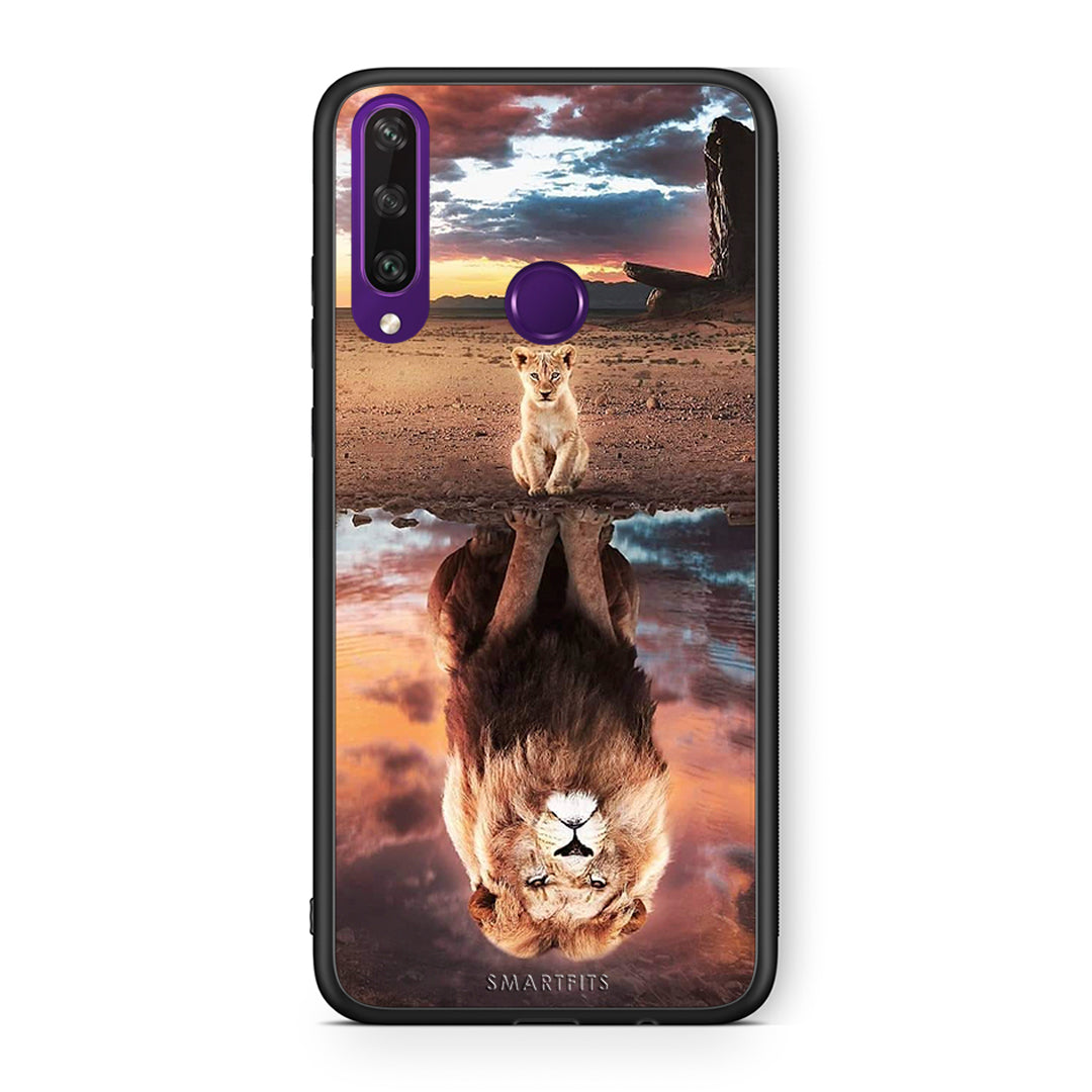 Huawei Y6p Sunset Dreams Θήκη Αγίου Βαλεντίνου από τη Smartfits με σχέδιο στο πίσω μέρος και μαύρο περίβλημα | Smartphone case with colorful back and black bezels by Smartfits
