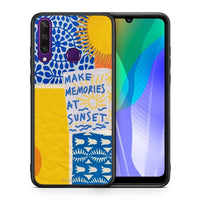 Thumbnail for Θήκη Huawei Y6p Sunset Memories από τη Smartfits με σχέδιο στο πίσω μέρος και μαύρο περίβλημα | Huawei Y6p Sunset Memories case with colorful back and black bezels