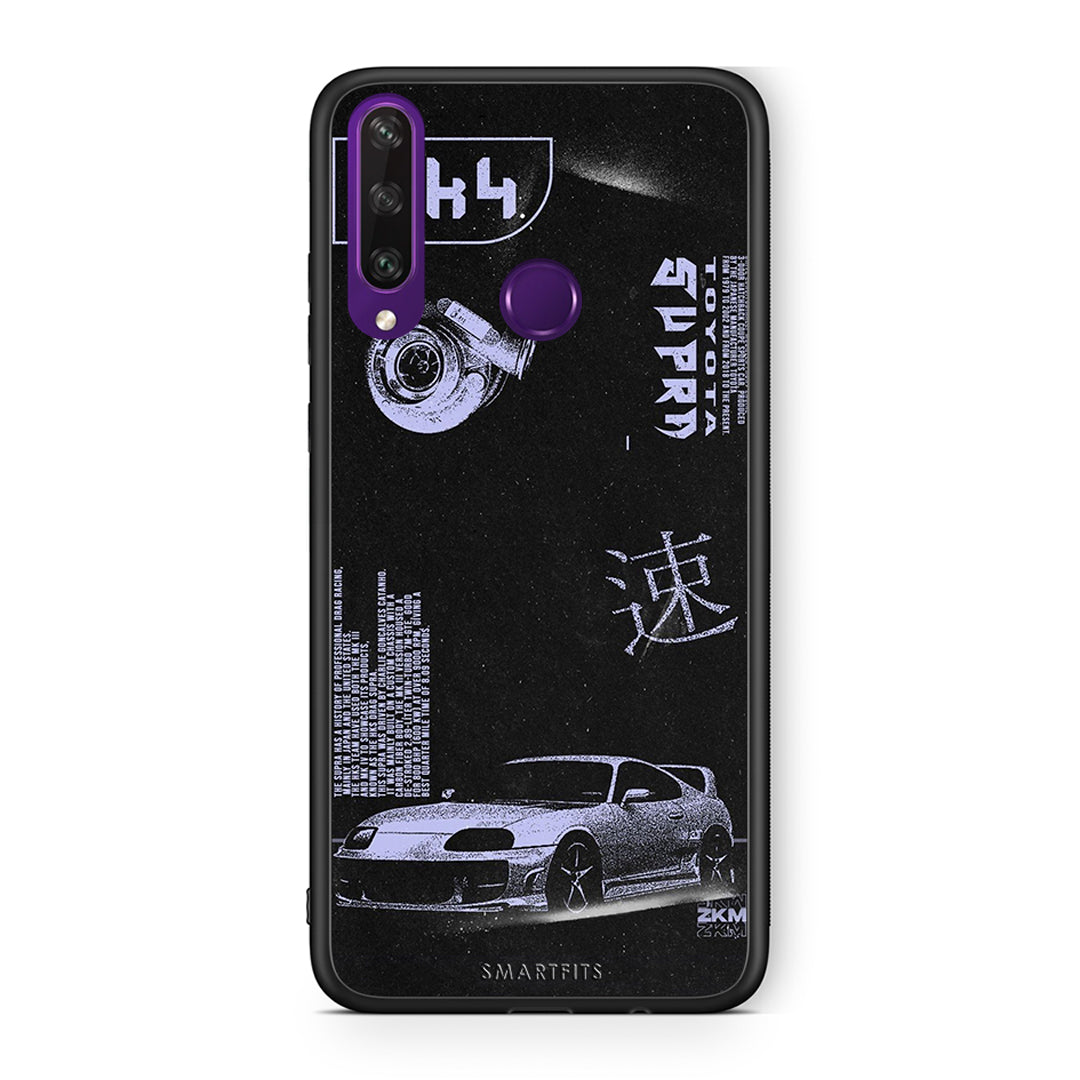 Huawei Y6p Tokyo Drift Θήκη Αγίου Βαλεντίνου από τη Smartfits με σχέδιο στο πίσω μέρος και μαύρο περίβλημα | Smartphone case with colorful back and black bezels by Smartfits