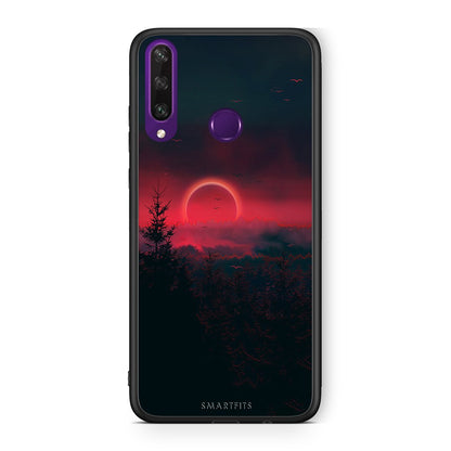 4 - Huawei Y6p Sunset Tropic case, cover, bumper