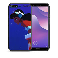 Thumbnail for Θήκη Huawei Y7 2018 Alladin And Jasmine Love 2 από τη Smartfits με σχέδιο στο πίσω μέρος και μαύρο περίβλημα | Huawei Y7 2018 Alladin And Jasmine Love 2 case with colorful back and black bezels