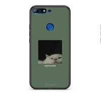 Thumbnail for Huawei Y7 2018 Bitch Surprise θήκη από τη Smartfits με σχέδιο στο πίσω μέρος και μαύρο περίβλημα | Smartphone case with colorful back and black bezels by Smartfits