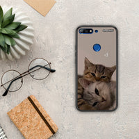 Thumbnail for Cats In Love - Huawei Y7 2018 / Prime Y7 2018 / Honor 7C θήκη