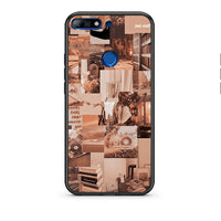 Thumbnail for Huawei Y7 2018 Collage You Can Θήκη Αγίου Βαλεντίνου από τη Smartfits με σχέδιο στο πίσω μέρος και μαύρο περίβλημα | Smartphone case with colorful back and black bezels by Smartfits