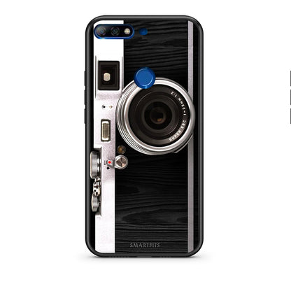 Huawei Y7 2018 Emily In Paris θήκη από τη Smartfits με σχέδιο στο πίσω μέρος και μαύρο περίβλημα | Smartphone case with colorful back and black bezels by Smartfits