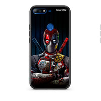 Thumbnail for Huawei Y7 2018 Funny Guy θήκη από τη Smartfits με σχέδιο στο πίσω μέρος και μαύρο περίβλημα | Smartphone case with colorful back and black bezels by Smartfits