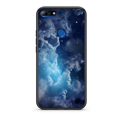 104 - Huawei Y7 2018 Blue Sky Galaxy case, cover, bumper