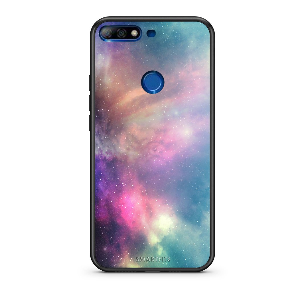 105 - Huawei Y7 2018 Rainbow Galaxy case, cover, bumper