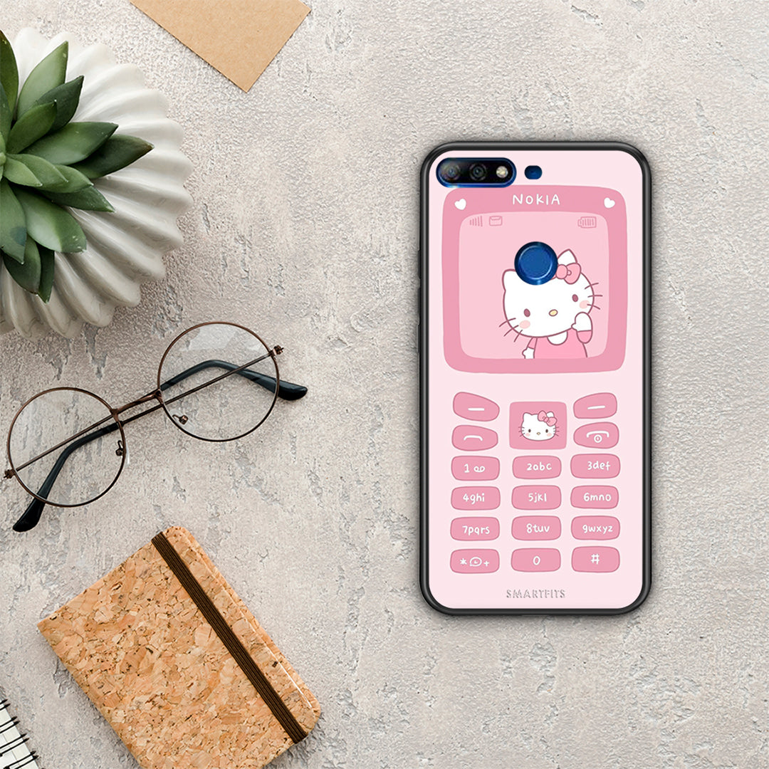 Hello Kitten - Huawei Y7 2018 / Prime Y7 2018 / Honor 7C θήκη
