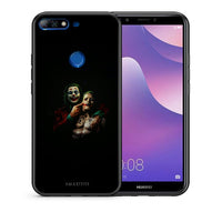 Thumbnail for Θήκη Huawei Y7 2018 Clown Hero από τη Smartfits με σχέδιο στο πίσω μέρος και μαύρο περίβλημα | Huawei Y7 2018 Clown Hero case with colorful back and black bezels