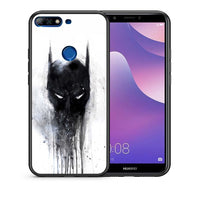Thumbnail for Θήκη Huawei Y7 2018 Paint Bat Hero από τη Smartfits με σχέδιο στο πίσω μέρος και μαύρο περίβλημα | Huawei Y7 2018 Paint Bat Hero case with colorful back and black bezels