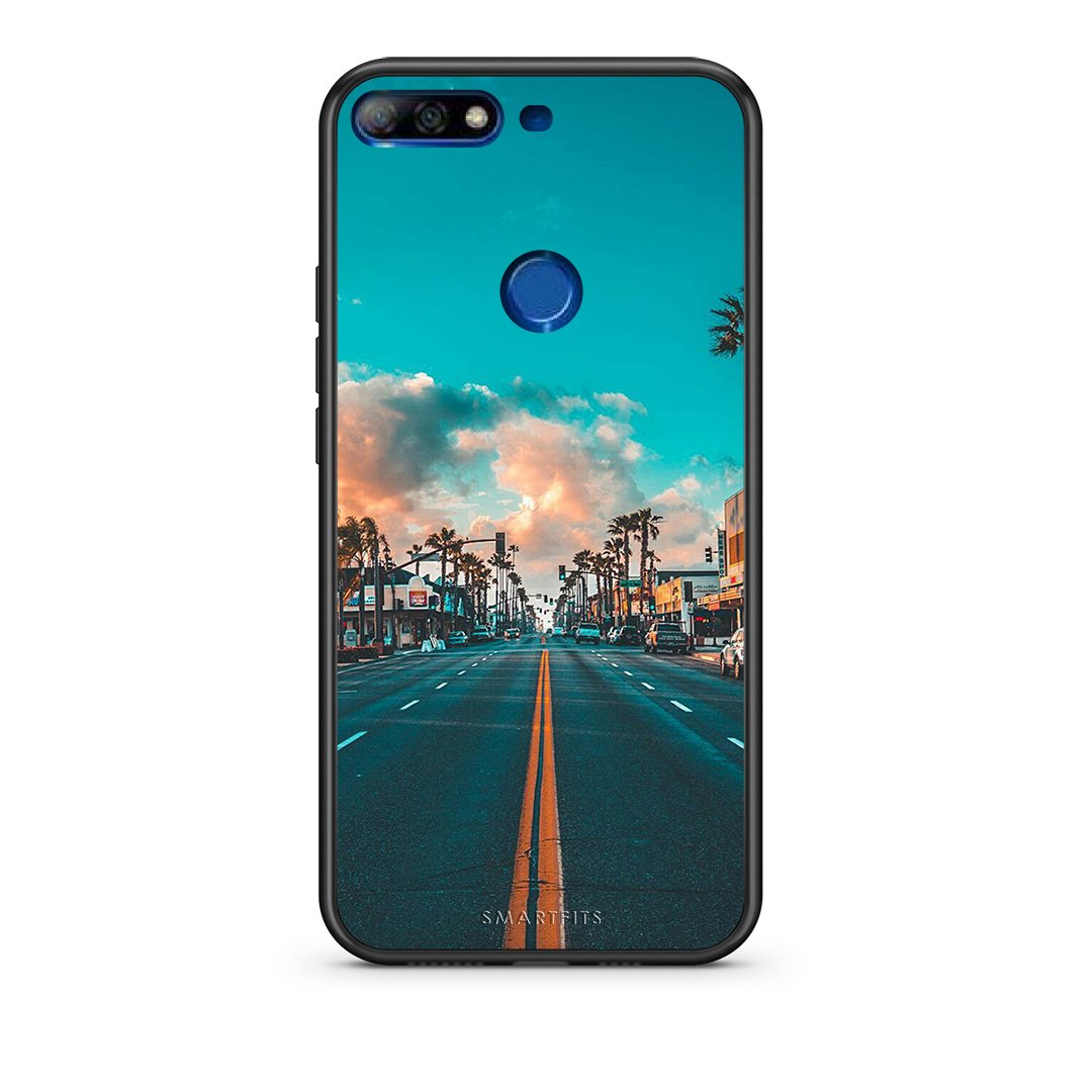 4 - Huawei Y7 2018 City Landscape case, cover, bumper