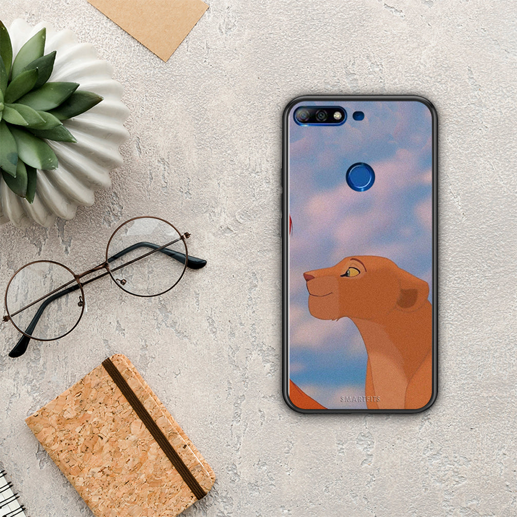 Lion Love 2 - Huawei Y7 2018 / Prime Y7 2018 / Honor 7C θήκη