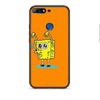 Thumbnail for Huawei Y7 2018 No Money 2 Θήκη Αγίου Βαλεντίνου από τη Smartfits με σχέδιο στο πίσω μέρος και μαύρο περίβλημα | Smartphone case with colorful back and black bezels by Smartfits