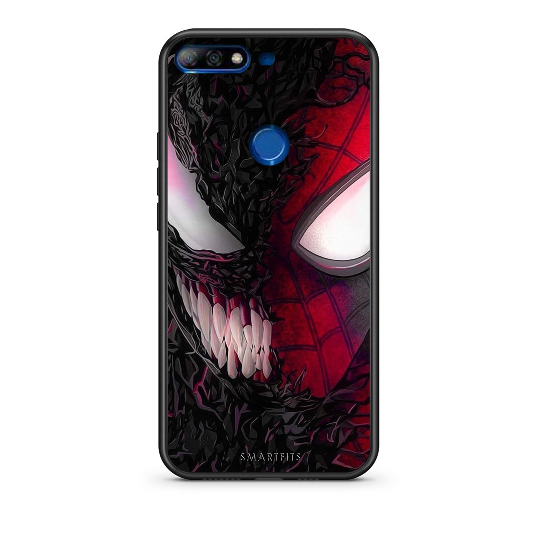 4 - Huawei Y7 2018 SpiderVenom PopArt case, cover, bumper