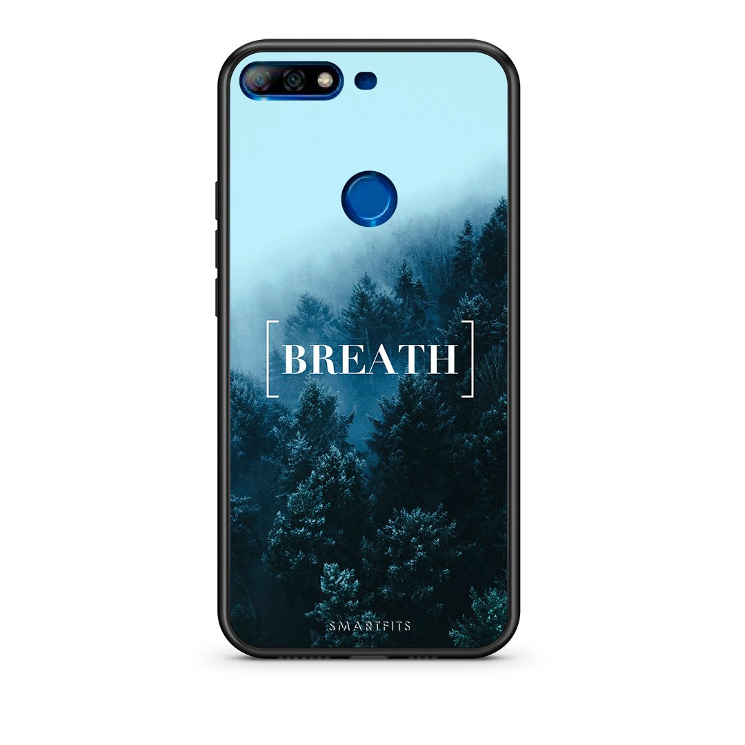 4 - Huawei Y7 2018 Breath Quote case, cover, bumper