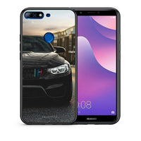 Thumbnail for Θήκη Huawei Y7 2018 M3 Racing από τη Smartfits με σχέδιο στο πίσω μέρος και μαύρο περίβλημα | Huawei Y7 2018 M3 Racing case with colorful back and black bezels