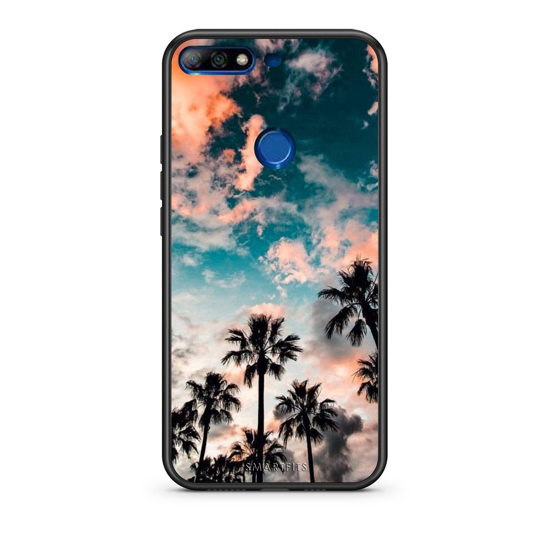 99 - Huawei Y7 2018 Summer Sky case, cover, bumper