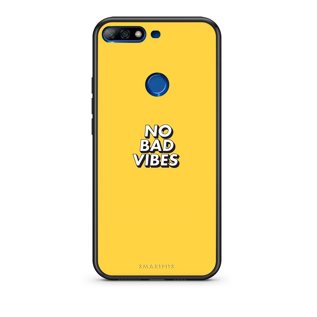 4 - Huawei Y7 2018 Vibes Text case, cover, bumper