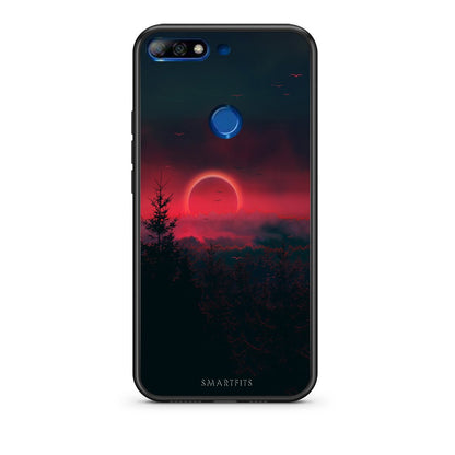 4 - Huawei Y7 2018 Sunset Tropic case, cover, bumper