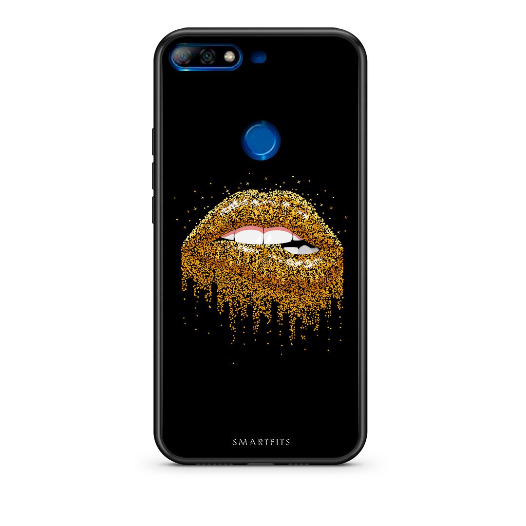 4 - Huawei Y7 2018 Golden Valentine case, cover, bumper