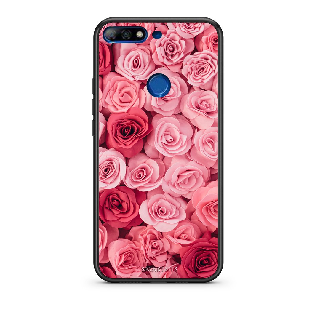 4 - Huawei Y7 2018 RoseGarden Valentine case, cover, bumper