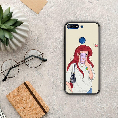 Walking Mermaid - Huawei Y7 2018 / Prime Y7 2018 / Honor 7C θήκη