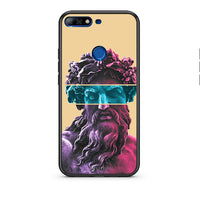 Thumbnail for Huawei Y7 2018 Zeus Art Θήκη Αγίου Βαλεντίνου από τη Smartfits με σχέδιο στο πίσω μέρος και μαύρο περίβλημα | Smartphone case with colorful back and black bezels by Smartfits