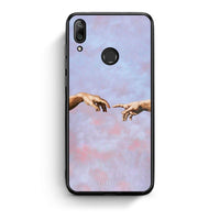 Thumbnail for Huawei Y7 2019 Adam Hand θήκη από τη Smartfits με σχέδιο στο πίσω μέρος και μαύρο περίβλημα | Smartphone case with colorful back and black bezels by Smartfits