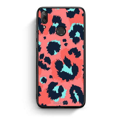 22 - Huawei Y7 2019 Pink Leopard Animal case, cover, bumper