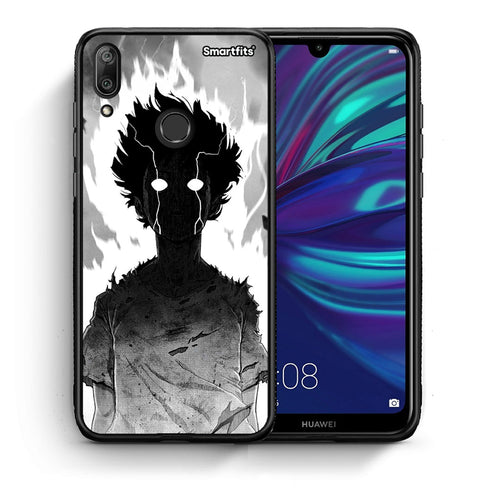 Θήκη Huawei Y7 2019 Anime Boy από τη Smartfits με σχέδιο στο πίσω μέρος και μαύρο περίβλημα | Huawei Y7 2019 Anime Boy case with colorful back and black bezels