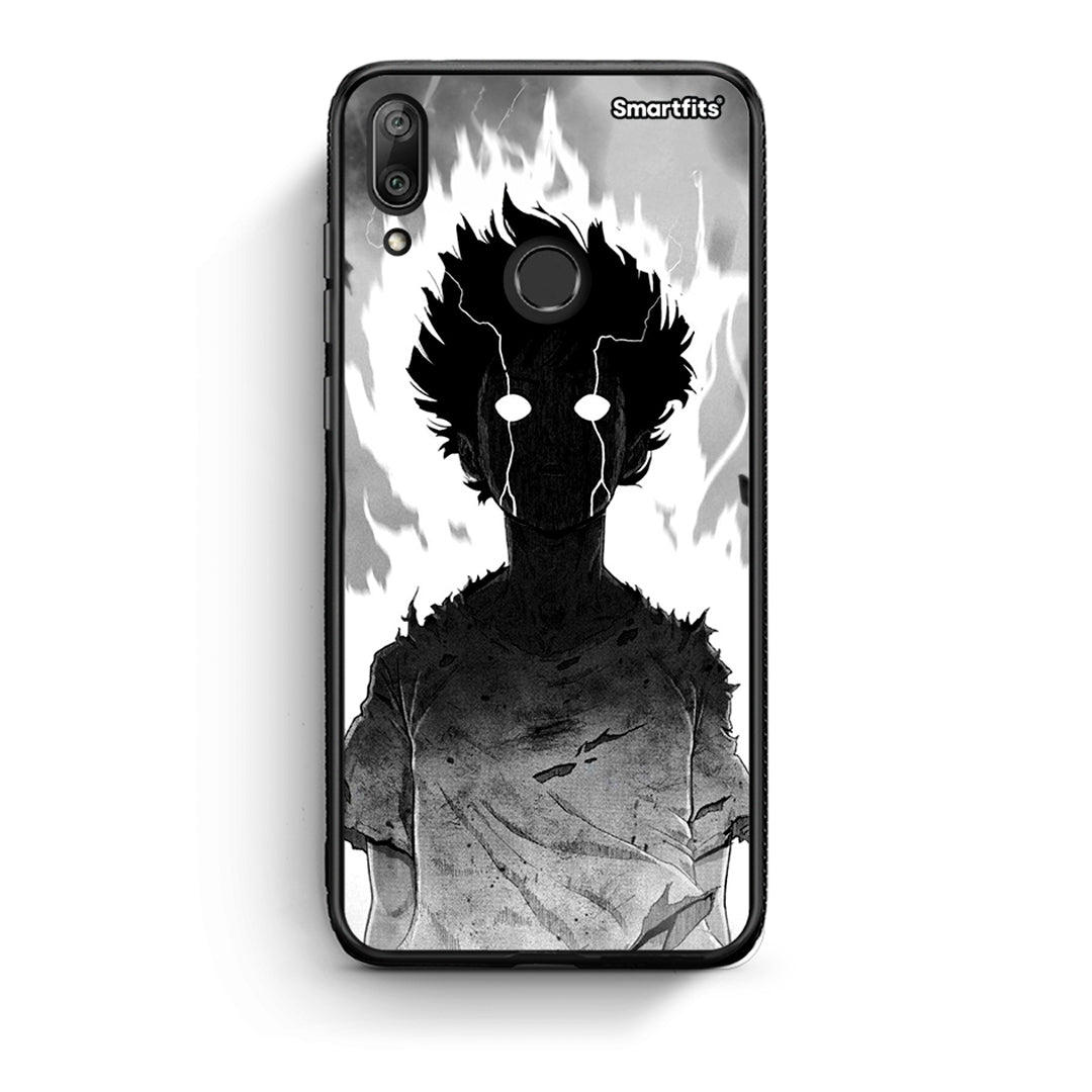 Huawei Y7 2019 Anime Boy Θήκη από τη Smartfits με σχέδιο στο πίσω μέρος και μαύρο περίβλημα | Smartphone case with colorful back and black bezels by Smartfits