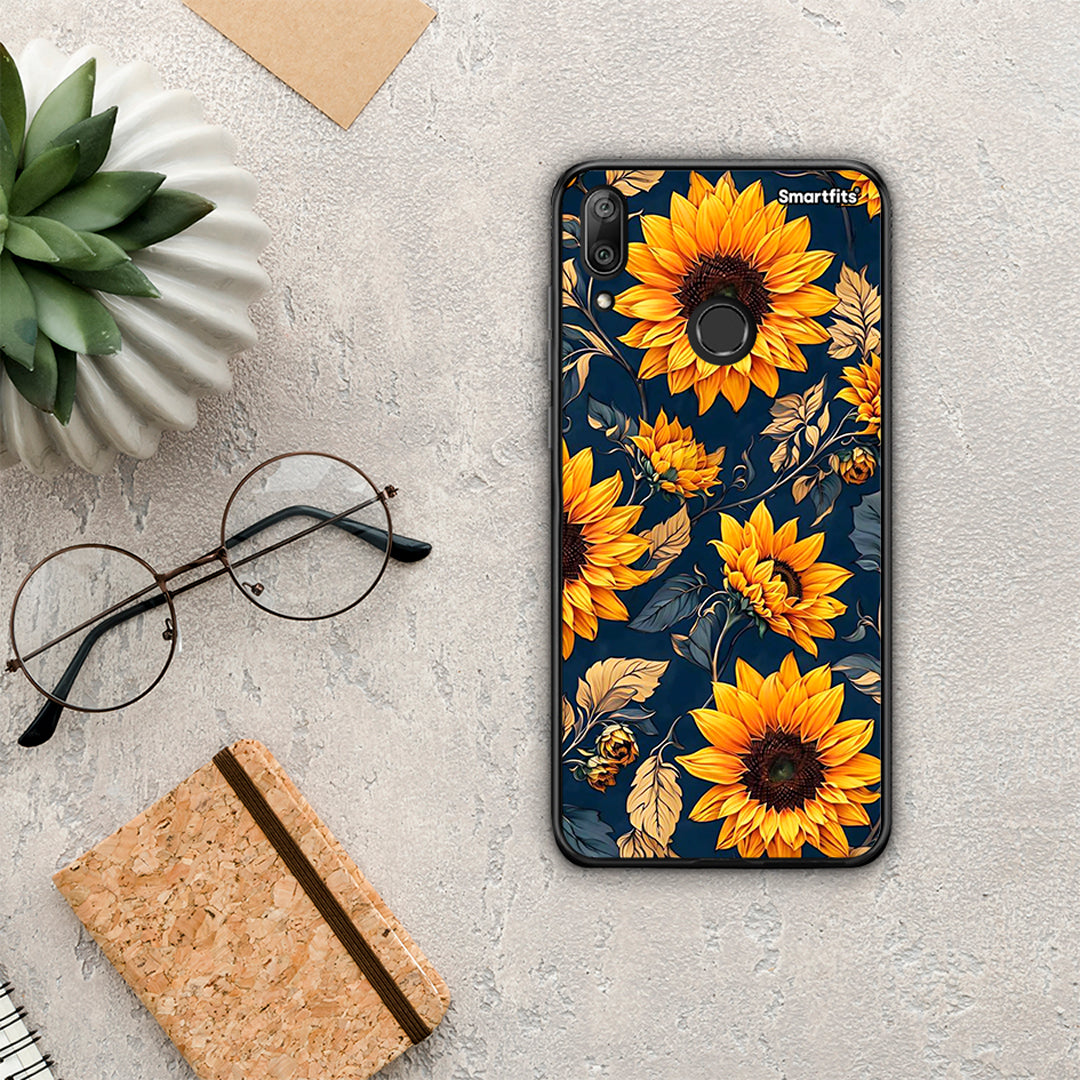 Autumn Sunflowers - Huawei Y7 2019 / Y7 Prime 2019 θήκη