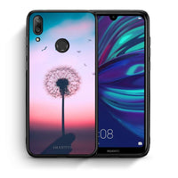 Thumbnail for Θήκη Huawei Y7 2019 Wish Boho από τη Smartfits με σχέδιο στο πίσω μέρος και μαύρο περίβλημα | Huawei Y7 2019 Wish Boho case with colorful back and black bezels