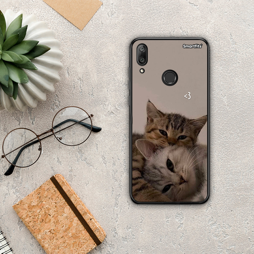 Cats In Love - Huawei Y7 2019 / Y7 Prime 2019 θήκη