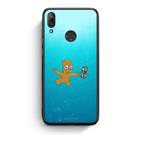 Thumbnail for Huawei Y7 2019 Chasing Money θήκη από τη Smartfits με σχέδιο στο πίσω μέρος και μαύρο περίβλημα | Smartphone case with colorful back and black bezels by Smartfits