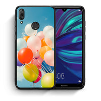 Thumbnail for Θήκη Huawei Y7 2019 Colorful Balloons από τη Smartfits με σχέδιο στο πίσω μέρος και μαύρο περίβλημα | Huawei Y7 2019 Colorful Balloons case with colorful back and black bezels
