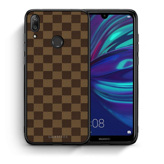 Θήκη Huawei Y7 2019 Glamour Designer από τη Smartfits με σχέδιο στο πίσω μέρος και μαύρο περίβλημα | Huawei Y7 2019 Glamour Designer case with colorful back and black bezels