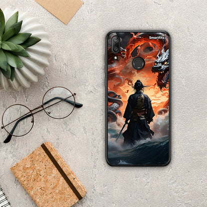 Dragons Fight - Huawei Y7 2019 / Y7 Prime 2019 θήκη