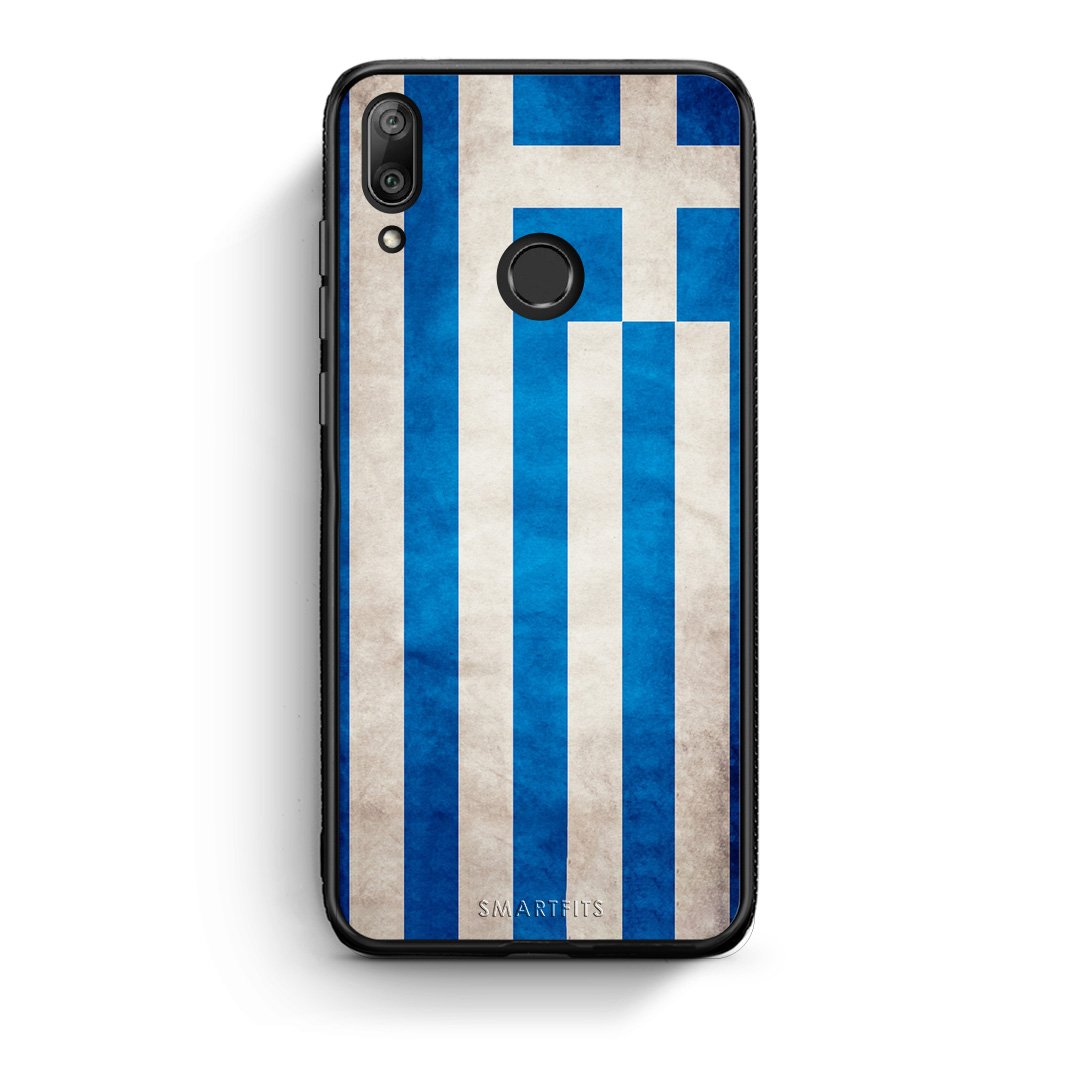 4 - Huawei Y7 2019 Greece Flag case, cover, bumper