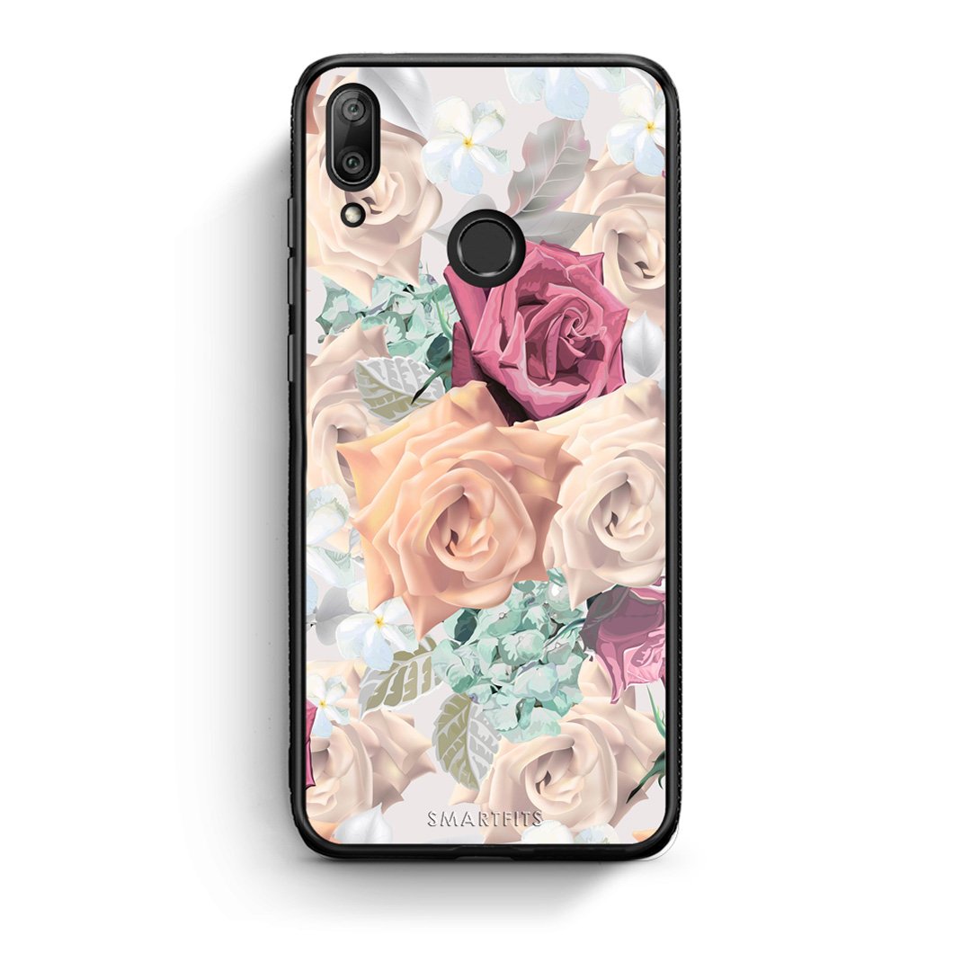 99 - Huawei Y7 2019 Bouquet Floral case, cover, bumper