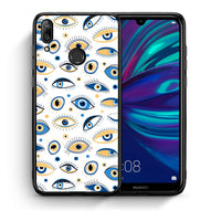 Thumbnail for Θήκη Huawei Y7 2019 Ftou Ftou από τη Smartfits με σχέδιο στο πίσω μέρος και μαύρο περίβλημα | Huawei Y7 2019 Ftou Ftou case with colorful back and black bezels