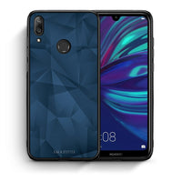 Thumbnail for Θήκη Huawei Y7 2019 Blue Abstract Geometric από τη Smartfits με σχέδιο στο πίσω μέρος και μαύρο περίβλημα | Huawei Y7 2019 Blue Abstract Geometric case with colorful back and black bezels