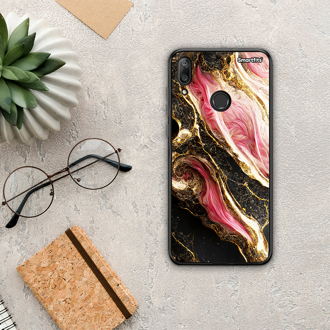 Glamorous Pink Marble - Huawei Y7 2019 / Y7 Prime 2019 θήκη