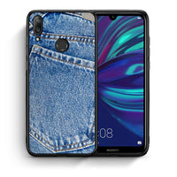 Thumbnail for Θήκη Huawei Y7 2019 Jeans Pocket από τη Smartfits με σχέδιο στο πίσω μέρος και μαύρο περίβλημα | Huawei Y7 2019 Jeans Pocket case with colorful back and black bezels